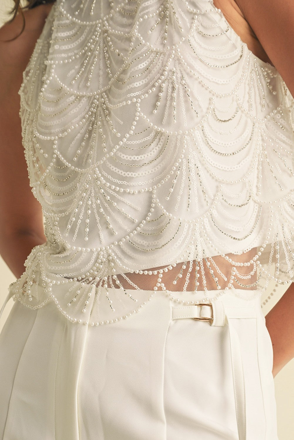 Aspen Mermaid Embellished Top