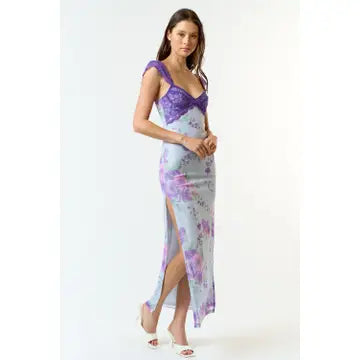 Sydney Mesh Floral Lace Maxi