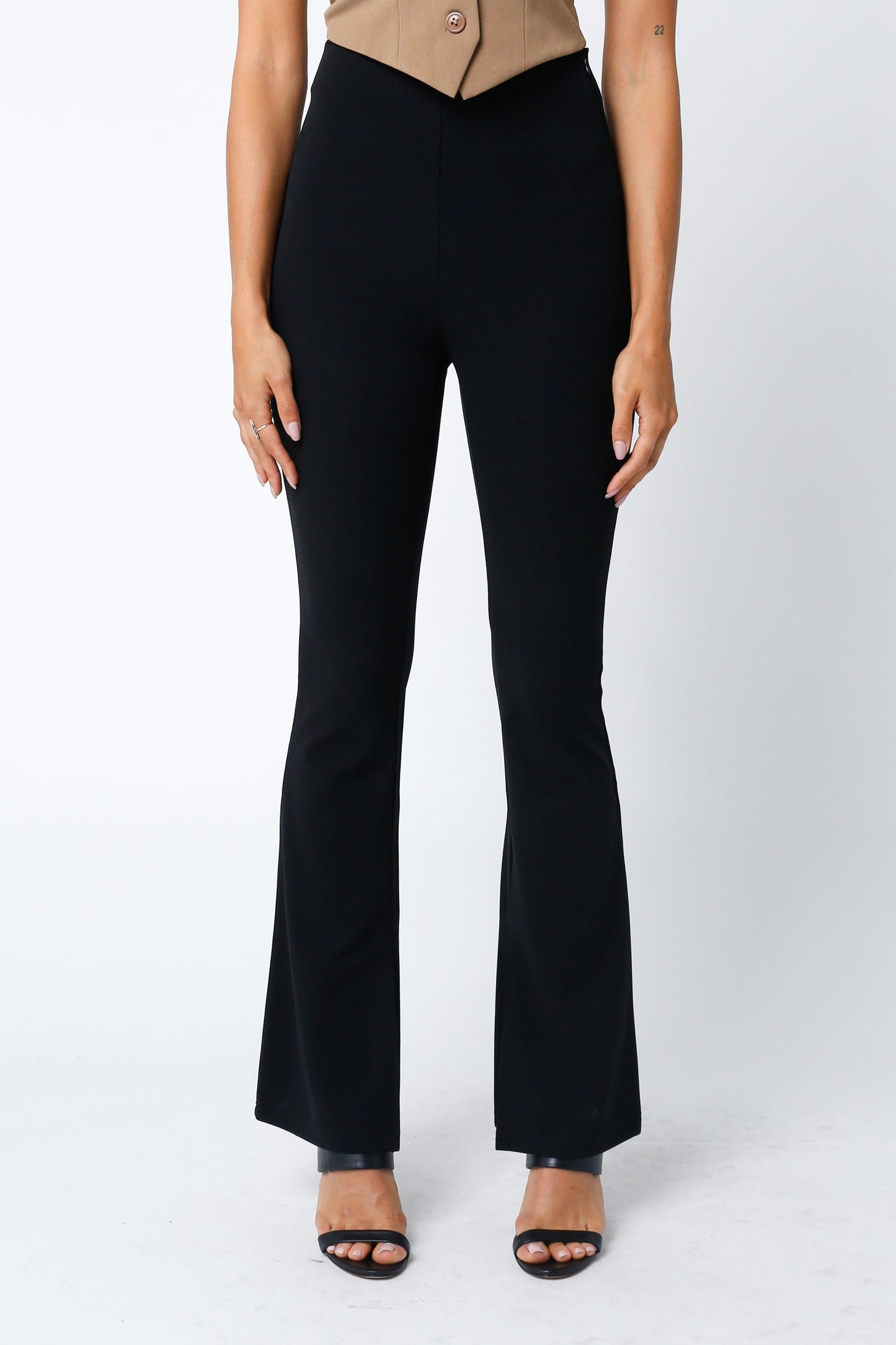 Claire Flare Slit Leg Pants