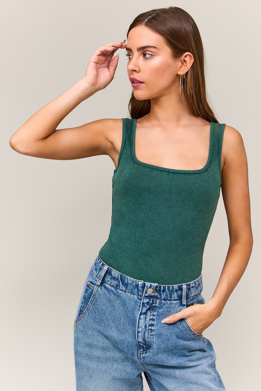 Vivian Square Neck Bodysuit