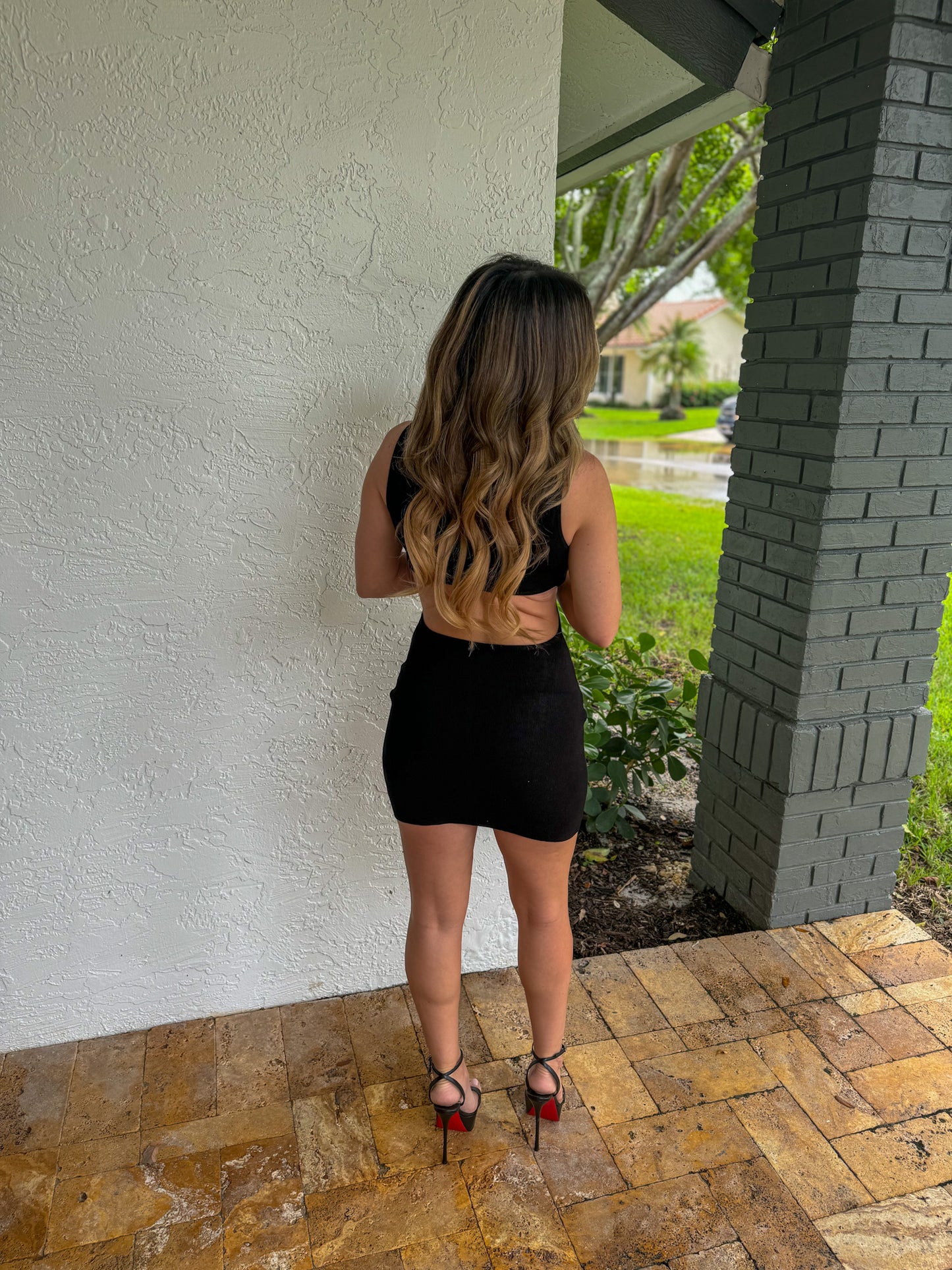 Alara Open Back Dress