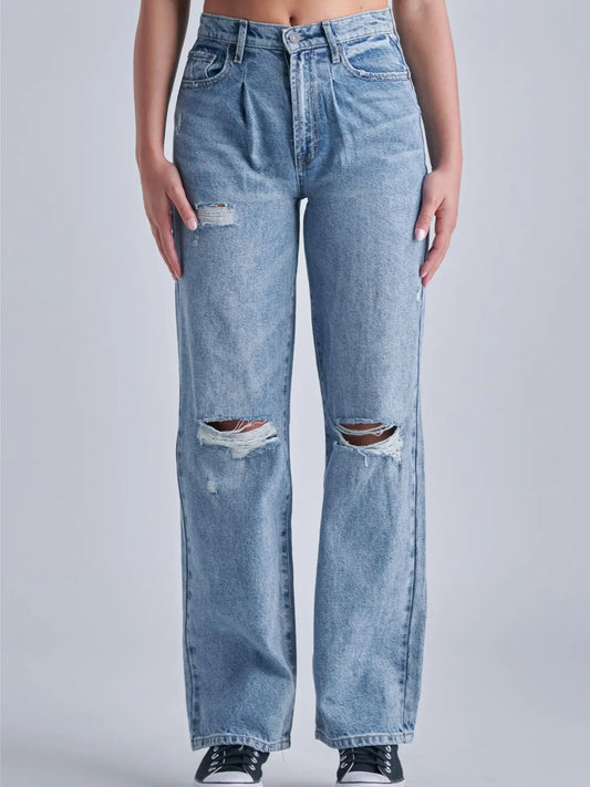 Bri Light Wash Dad Jeans