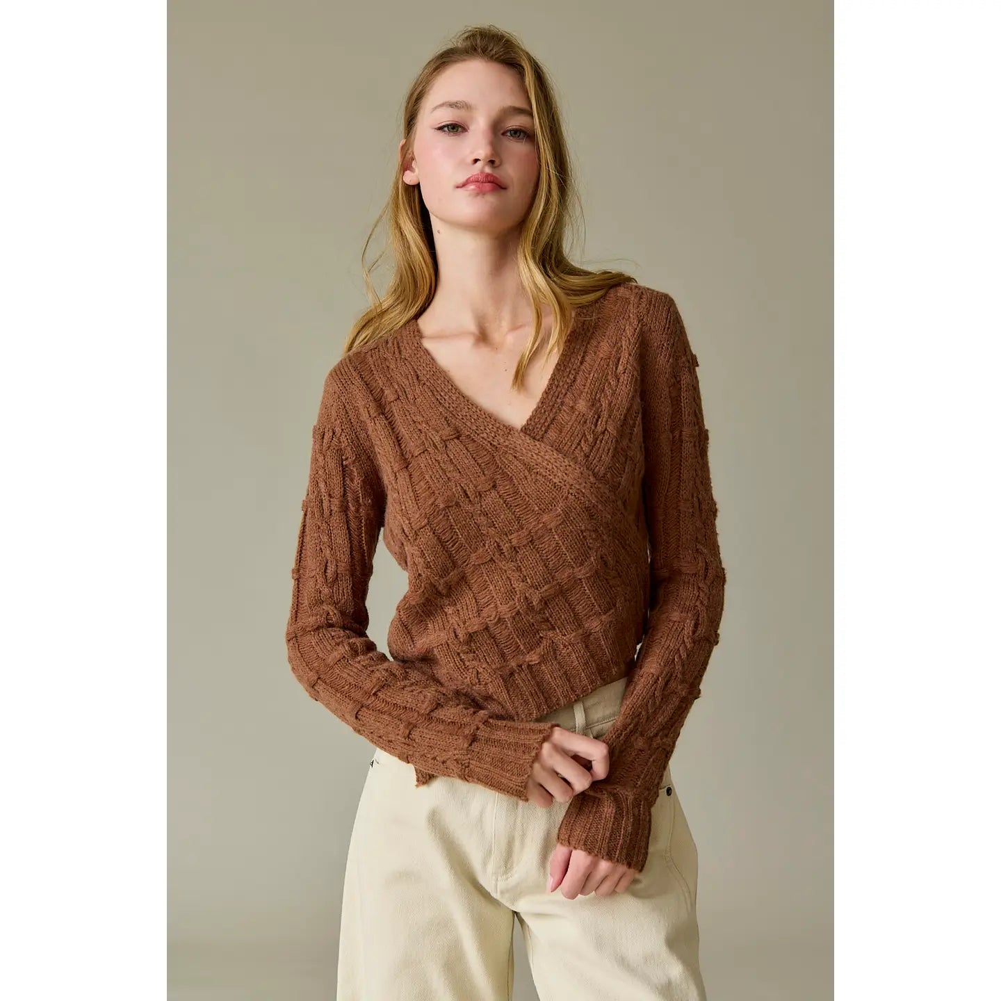 Paisley Asymmetric Sweater